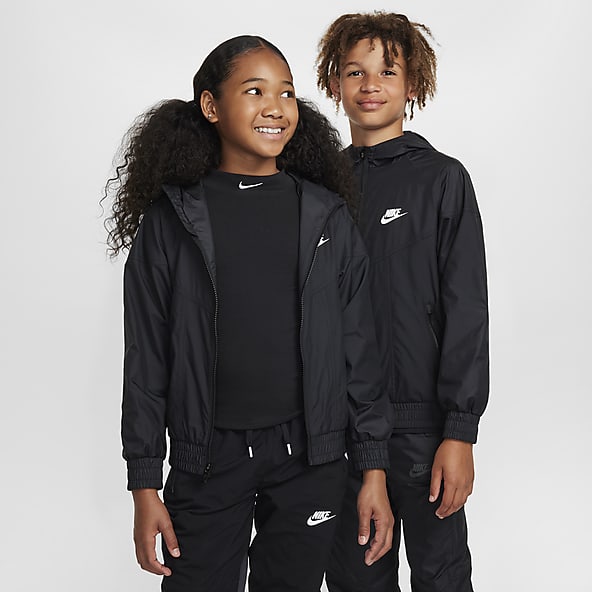 Nike windbreaker jacket girls deals